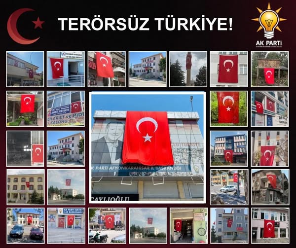 Afyon'da Terörle Mücadele Çağrısına Destek!