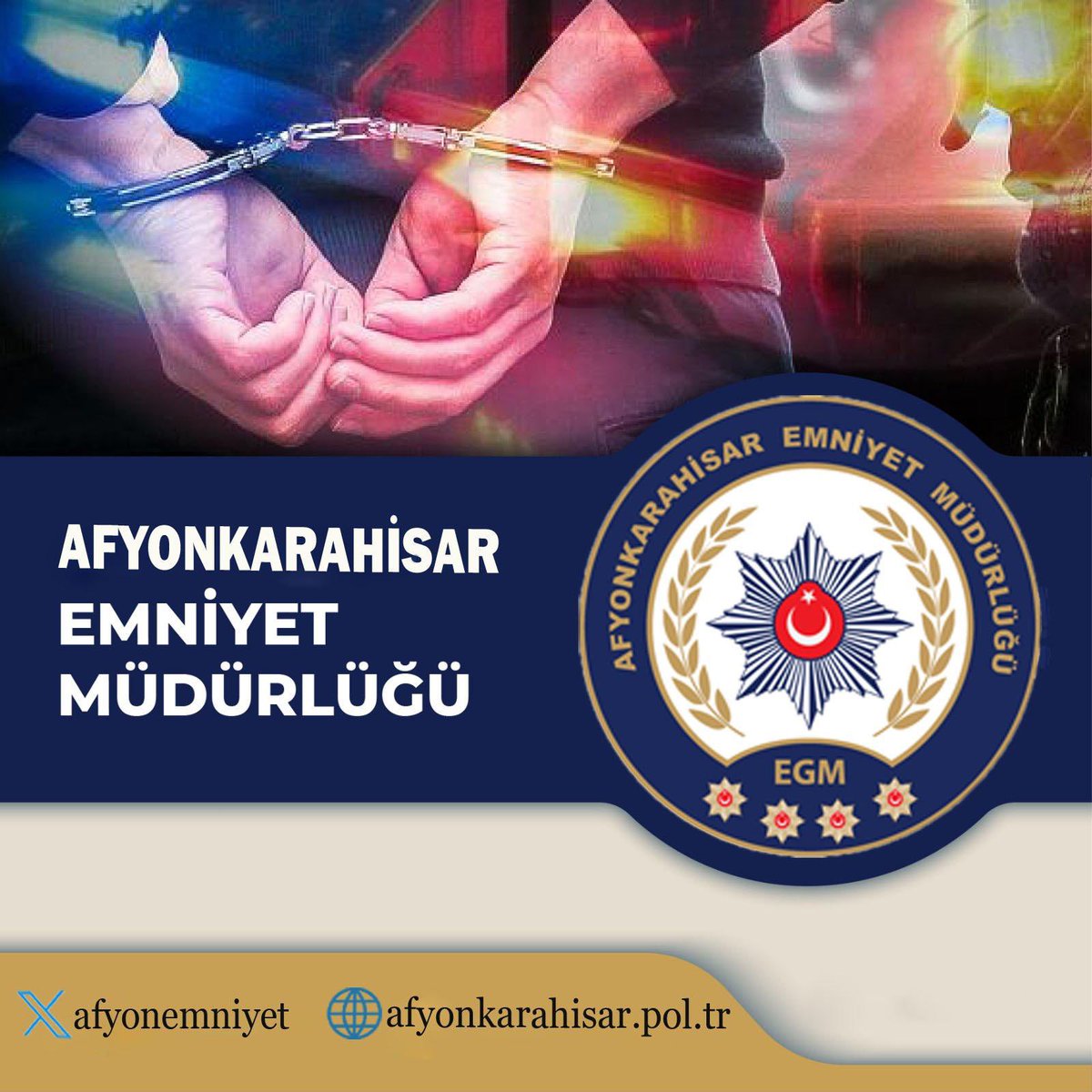 Afyon'da Yakalanan Hırsız, 3 Yıl 8 Yıl Hapis Cezasıyla Kaçaktı