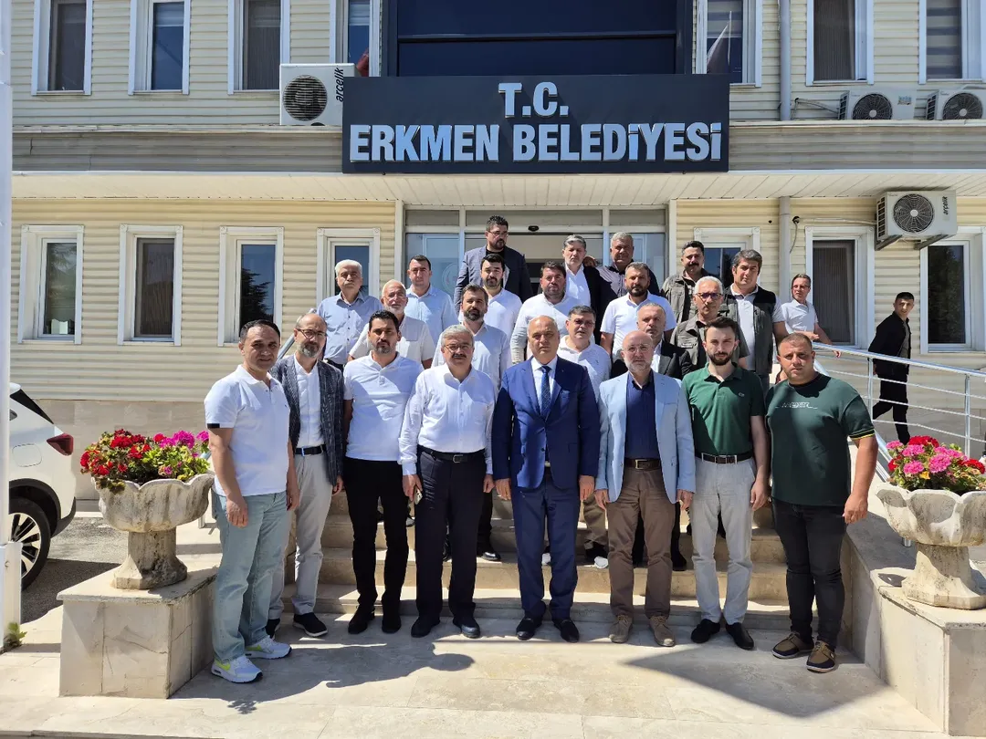 AK Parti Afyonkarahisar Heyeti Erkmen Belediye Başkanı'nı Ziyaret Etti