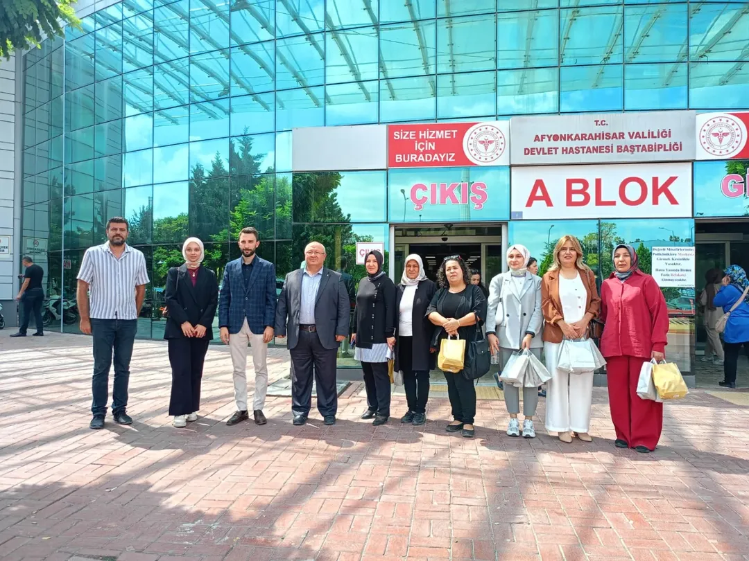 AK Parti Afyonkarahisar İl Başkanlığı Heyeti Hastane Ziyareti Gerçekleştirdi