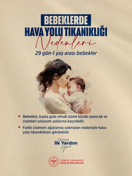 Afyonkarahisar'da Bebeklerde Hava Yolu Tıkanıklığı İlk Yardım Eğitimi