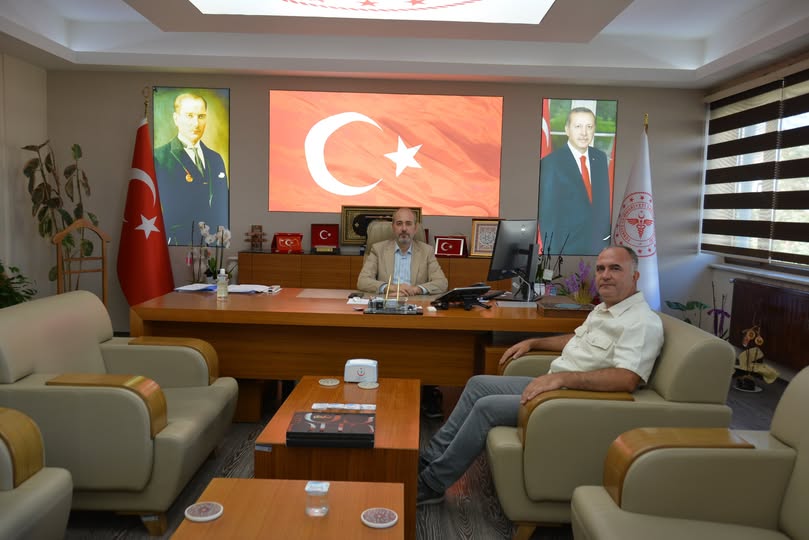 Afyonkarahisar Sağlık Müdürü Dr. Öztürk, Prof. Dr. Yılmaz'ı Ağırladı