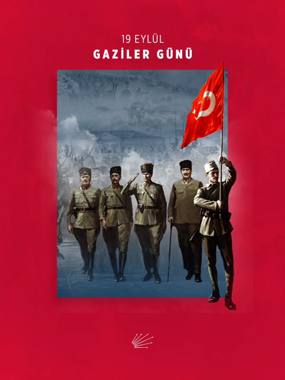 CHP Afyonkarahisar İl Başkanlığı'ndan Gaziler Günü Mesajı