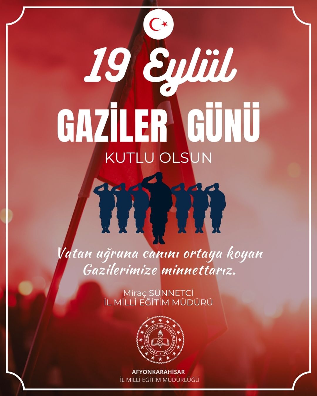 Afyonkarahisar'da Gaziler Günü Kutlandı