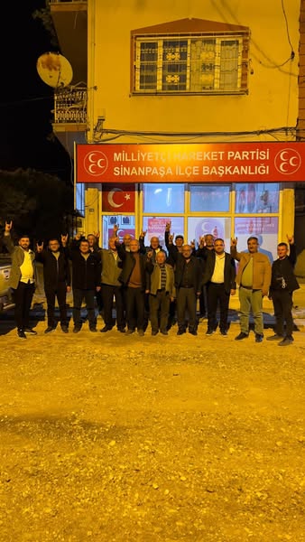 MHP Afyonkarahisar Yönetimi Sinanpaşa'da İstişarede Bulundu