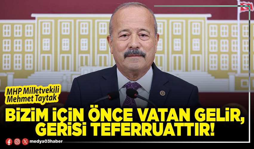 MHP Afyonkarahisar İl Başkanlığı Bizim İçin Önce Vatan Sloganıyla Yola Çıkıyor
